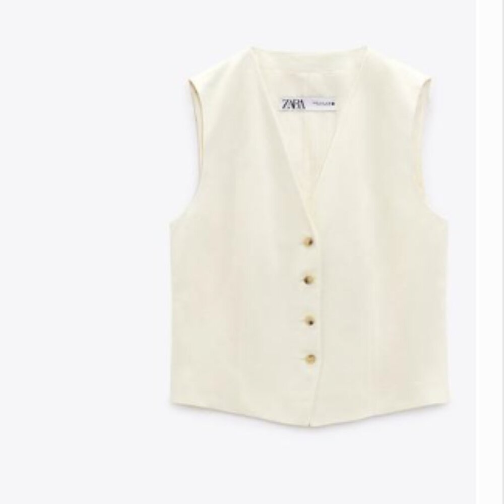 Zara Linen Vest(13)